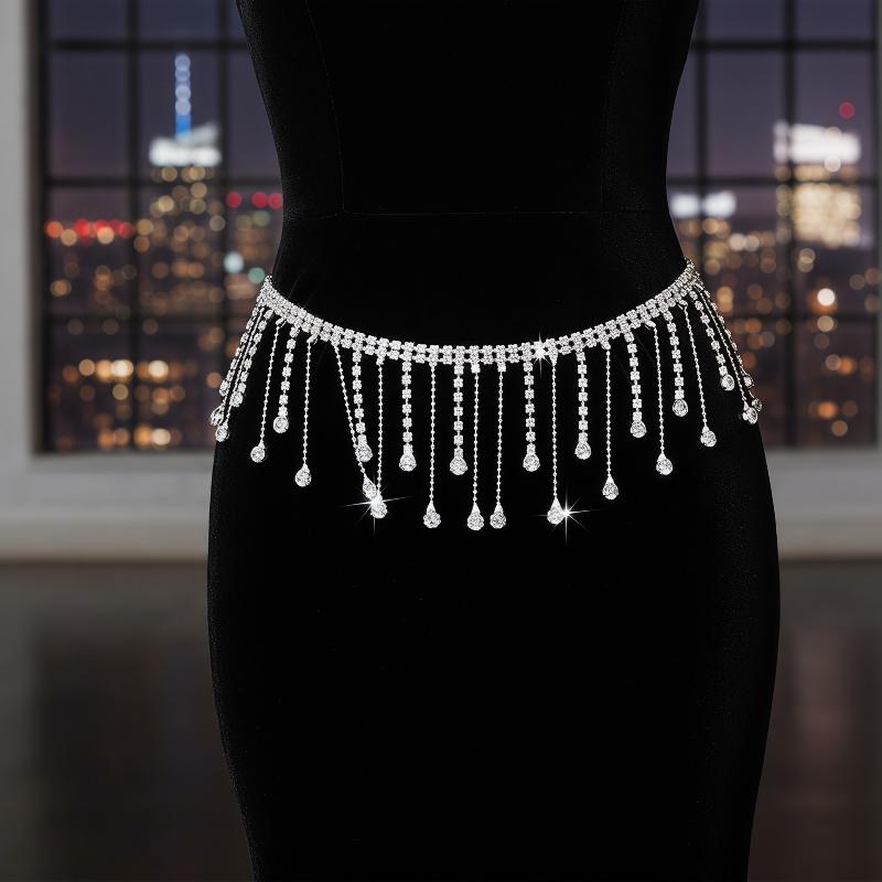 Jewelry Making Party For Adults - Sparkling Rhinestone Tassel Trim Crystal Fringe