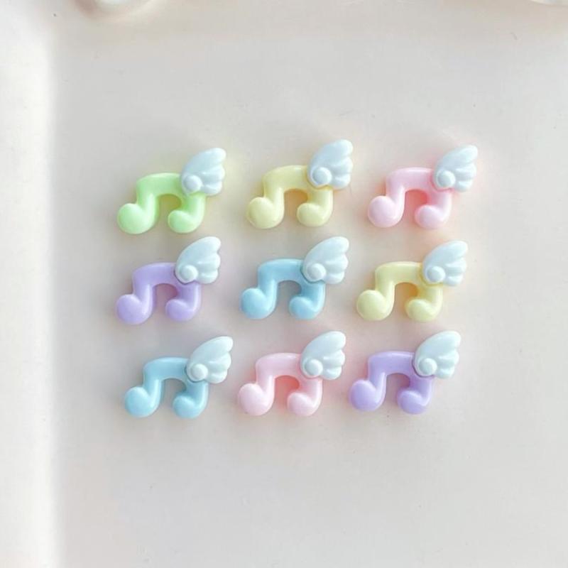 Jewelry Making Party For Adults - Resin Music Note Charms Cute Pastel