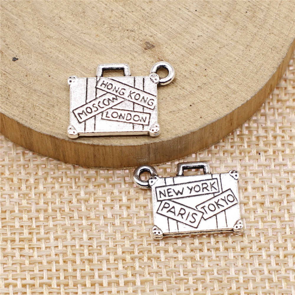 10Pcs/Lot13*17mm Metal Suitcas - Jewelry Making Tokyo review and price