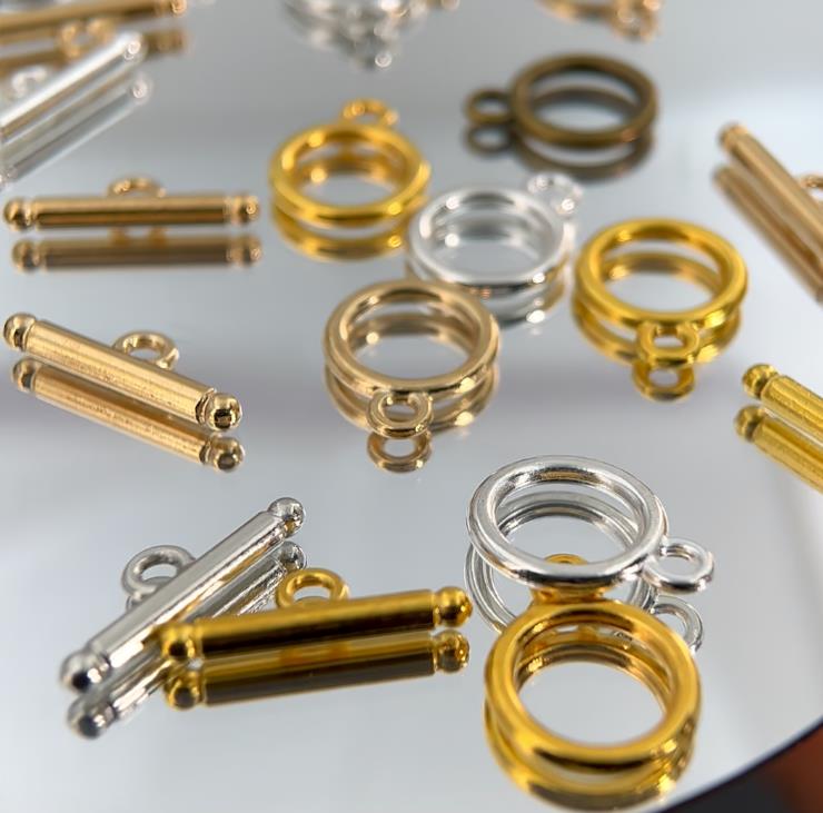 10Sets/lot Metal OT Clasps Con - Jewelry Making Articles review and price