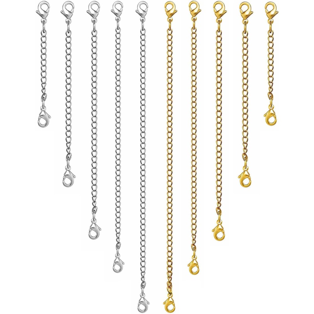 10Pcs Chain Extenders for Neck - Jewelry Making Chain review and price