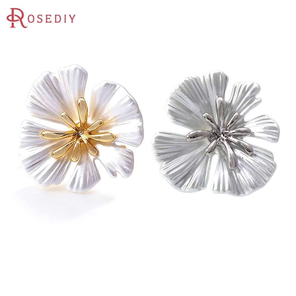 18K Gold Color Brass Flower St - Jewelry Making Metals review and price
