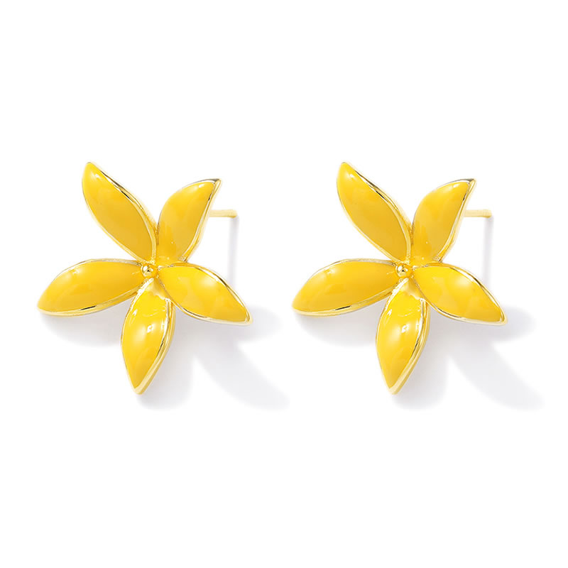 18K Gold Color Brass Flower St - Jewelry Making Metals review and price