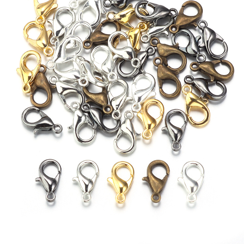 100pcs 9 12 14mm Zinc Alloy Lo - Jewelry Making Metals review and price