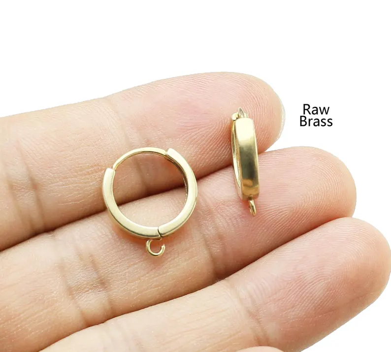 10pcs Brass Ear Hoops, Leverba - Jewelry Making Metals review and price