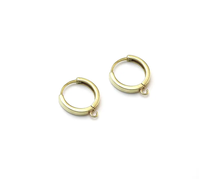 10pcs Brass Ear Hoops, Leverba - Jewelry Making Metals review and price