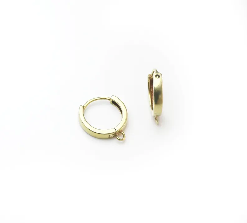 10pcs Brass Ear Hoops, Leverba - Jewelry Making Metals review and price