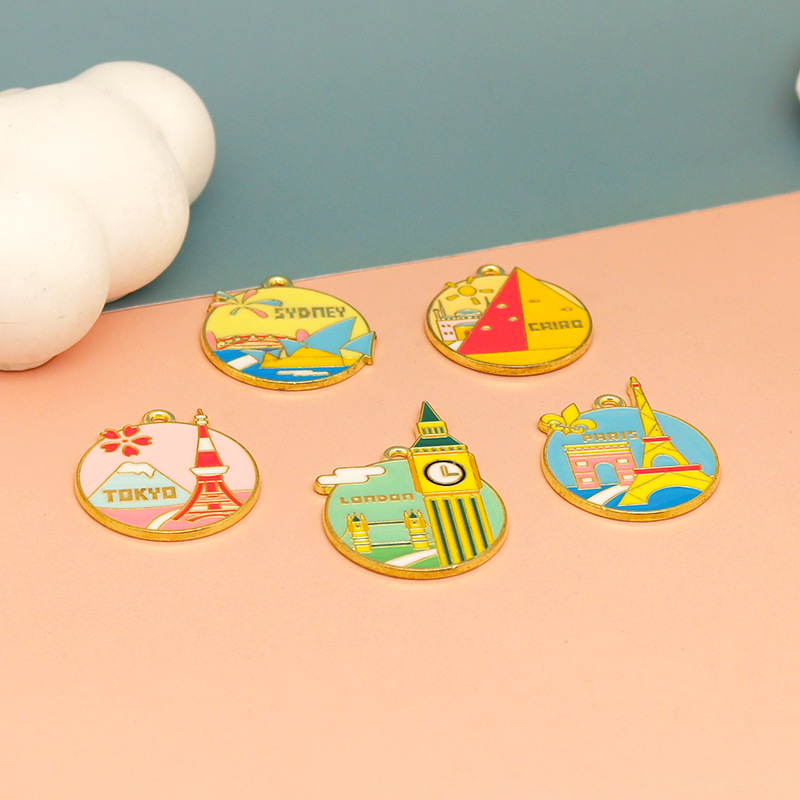 10pcs Colorful Enamel Travel C - Jewelry Making Tokyo review and price