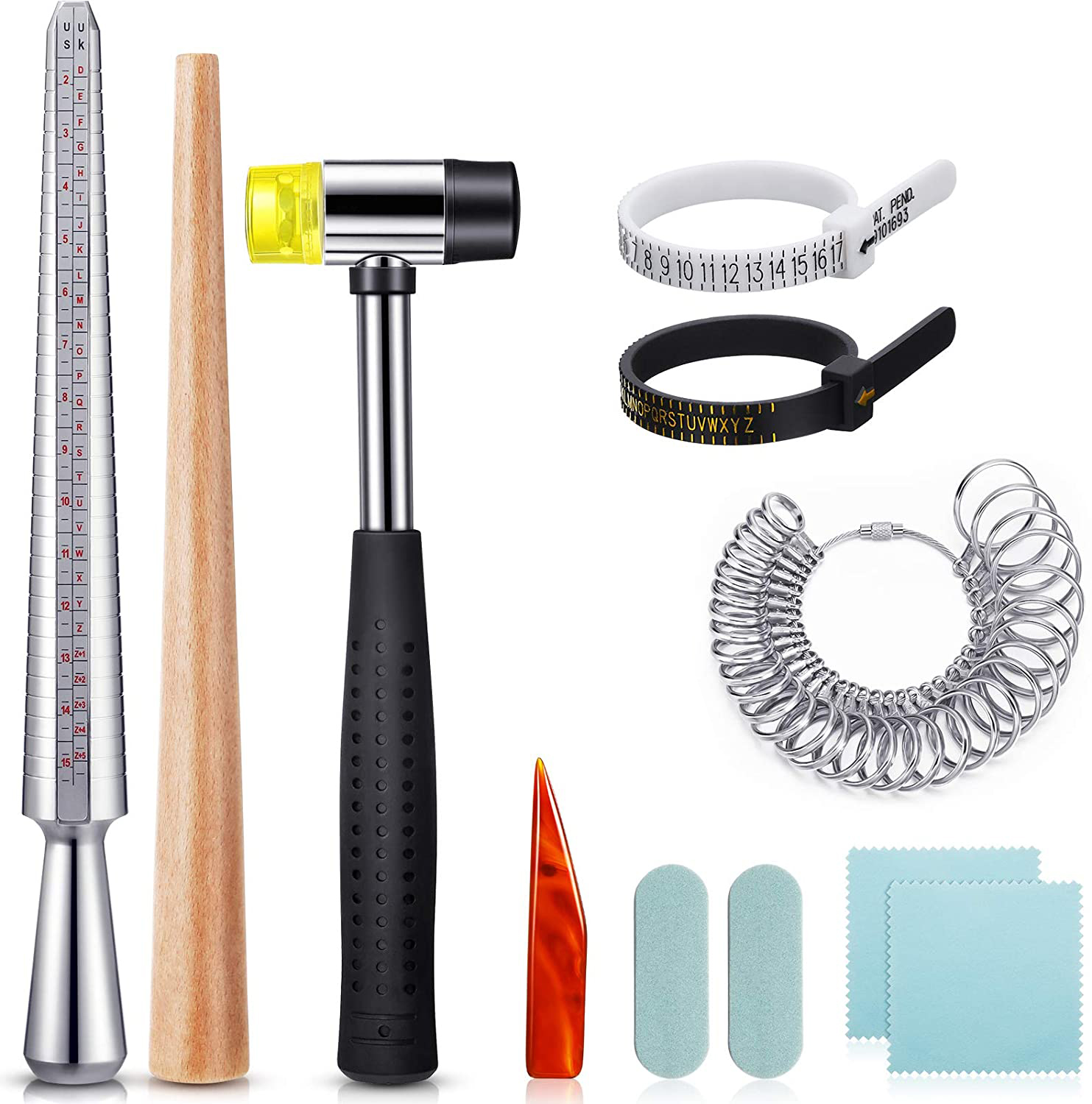 11 Pieces Of US UK Ring Mandre - Jewelry Making Machine review and price