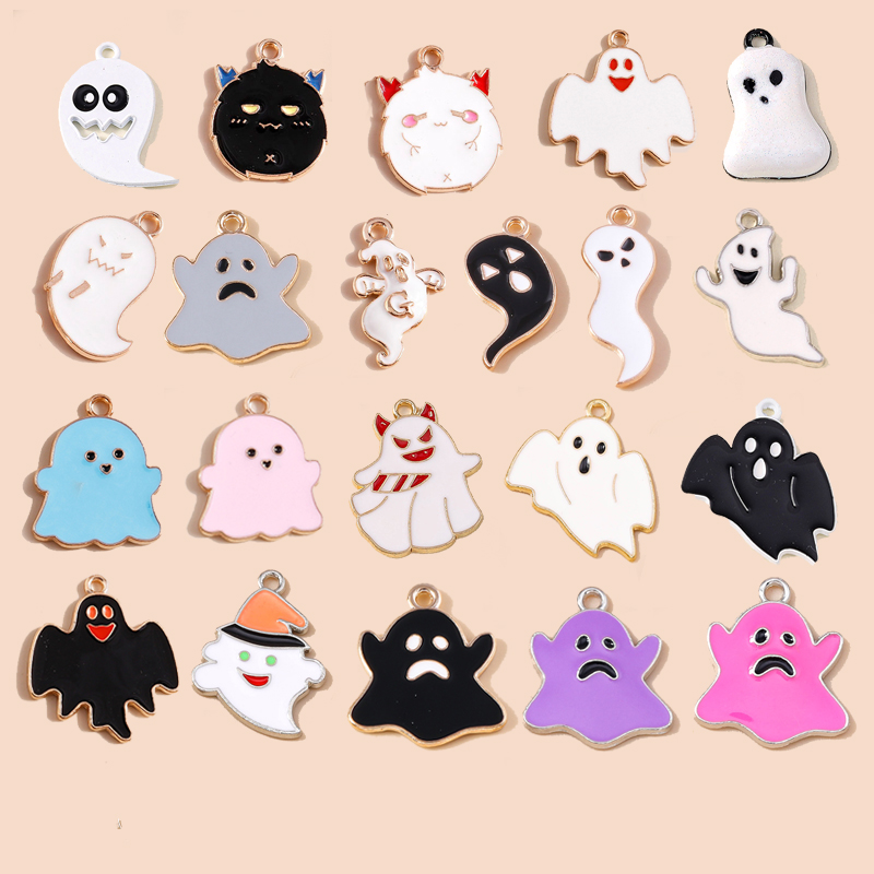 Leslie 10pcs Halloween Ghost C - Jewelry Making Date Night review and price