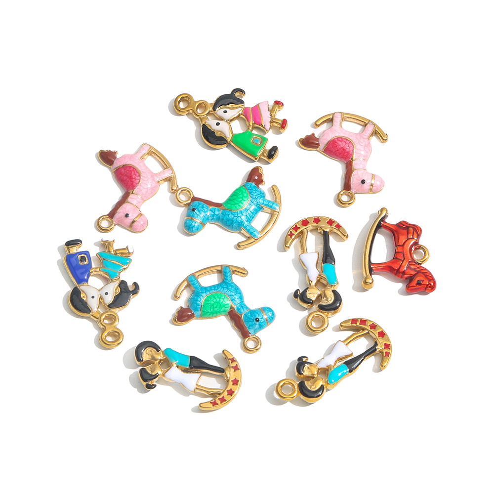 2pcs Stainless Steel Charm Cou - Jewelry Making For Couples review and price
