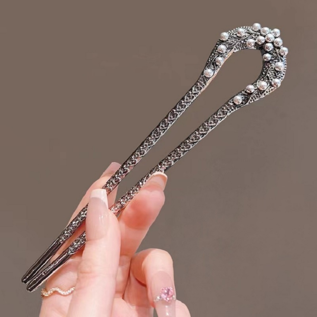 New Pearl U Shaped Hairpin For - Jewelry Making With Beads review and price