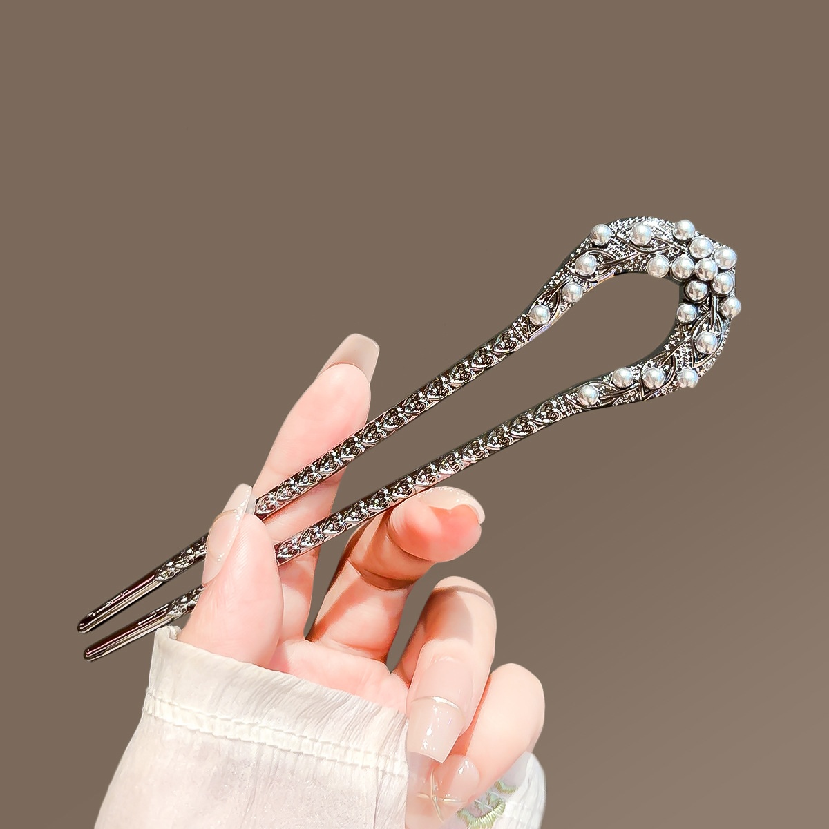 New Pearl U Shaped Hairpin For - Jewelry Making With Beads review and price