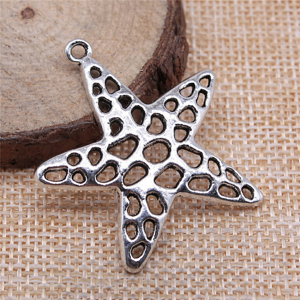 4pcs/lot Starfish Charms For J - Jewelry Making For Couples review and price