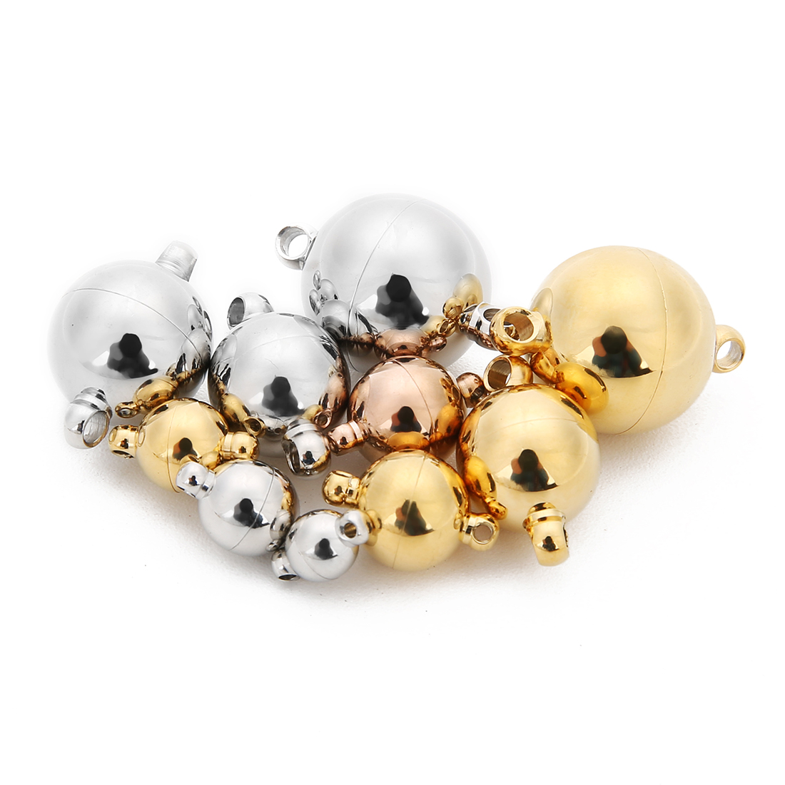2pcs Stainless Steel Magnetic  - Jewelry Making Metals review and price