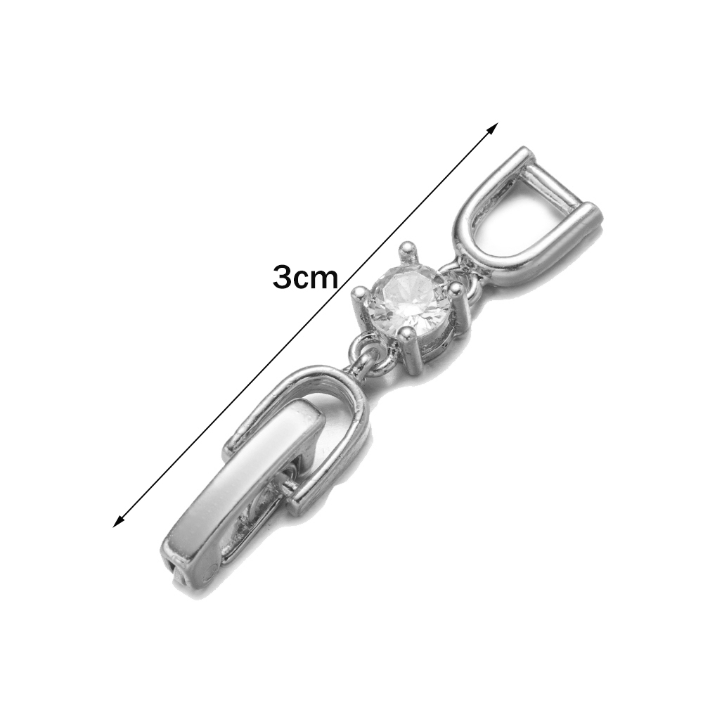 5pcs White Gold Plated Crystal - Jewelry Making Kit review and price