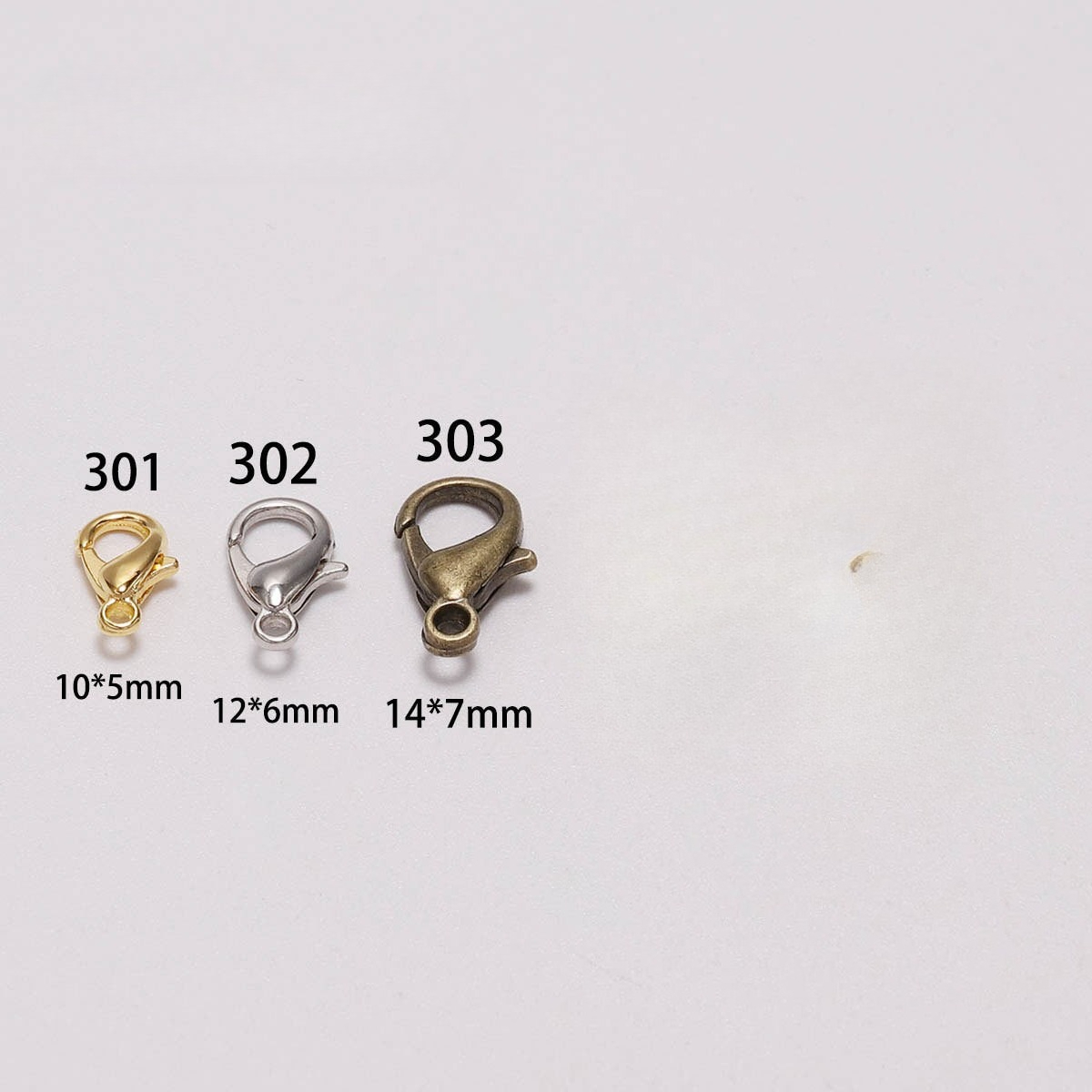 100pcs 9 12 14mm Zinc Alloy Lo - Jewelry Making Metals review and price
